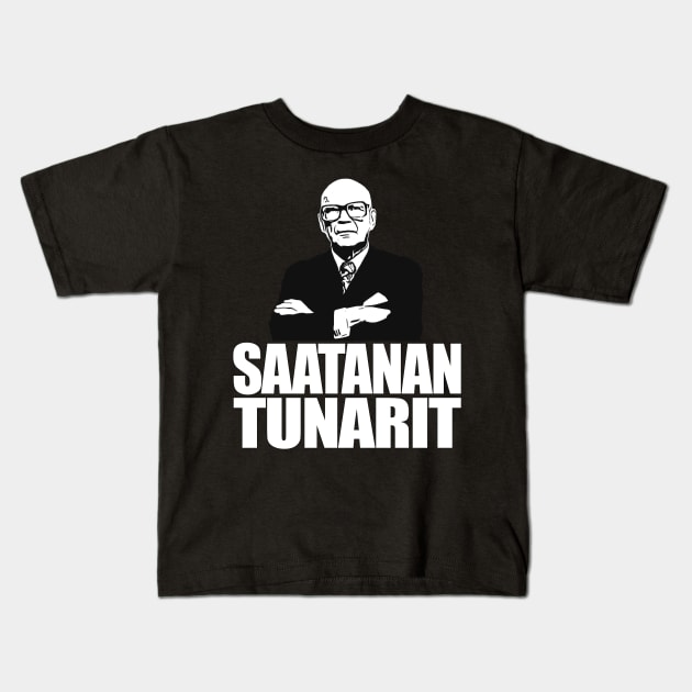 Kekkonen Saatanan Tunarit Kids T-Shirt by Perkele Shop